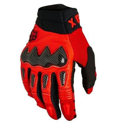 FOX BOMBER GLOVE CE [FLO RED]