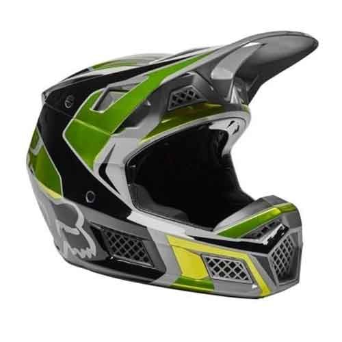 Casti FOX V3 RS MIRER HELMET, ECE [FLO YLW]