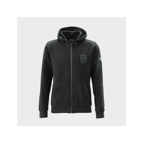 Hanorace Husqvarna REPLAY ZIP HOODIE BLACK M