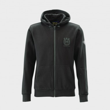 Husqvarna REPLAY ZIP HOODIE BLACK M