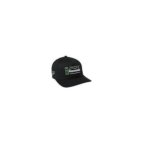 Caciuli-Sepci FOX KAWASAKI FLEXFIT HAT [BLK]