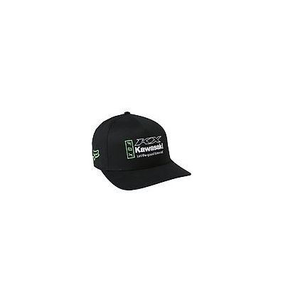 FOX KAWASAKI FLEXFIT HAT [BLK]