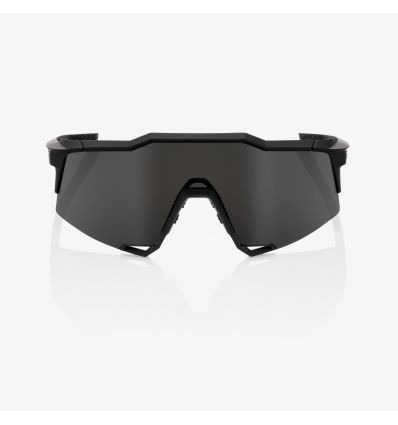 100% SPEEDCRAFT - Soft Tact Black - Smoke Lens