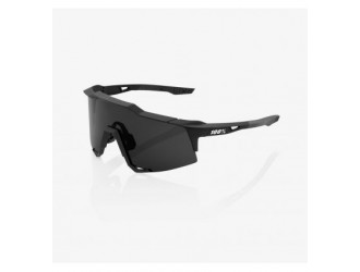 100% SPEEDCRAFT - Soft Tact Black - Smoke Lens