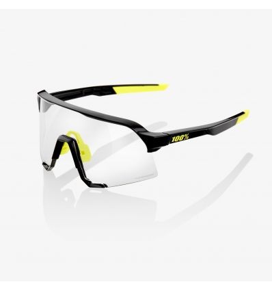 100% S3 - Gloss Black - Photochromic Lens