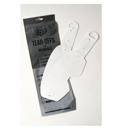 FOX AIRSPACE/MAIN MX20 LAM TEAROFF-20PK[CLR]