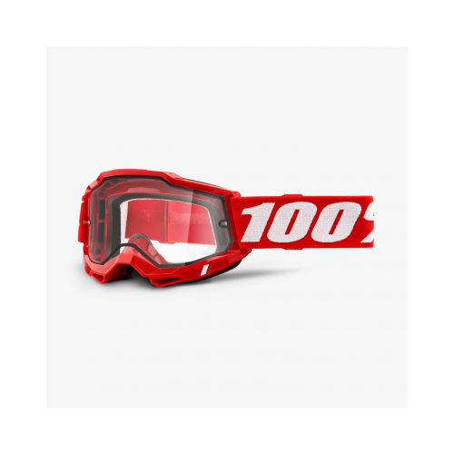 Ochelari 100% OCHELARI 100% ACCURI 2 Enduro Moto Red Clear Lens