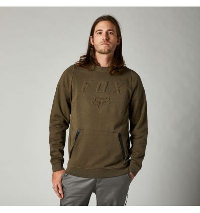 FOX BACKLASH DWR CREW FLEECE [FAT GRN]