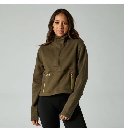 FOX CALIBRATED DWR ZIP FLEECE [OLV GRN]