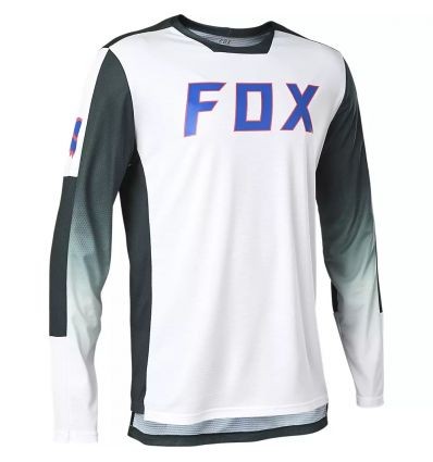 FOX DEFEND RS LS JERSEY [WHT]