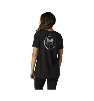 FOX WOMENS SKARZ SS TEE [BLK]