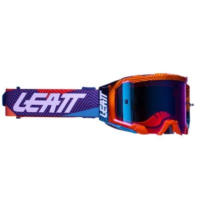 LEATT GOGGLE VELOCITY 5.5 IRIZ Neon Orange Blue UC 26%