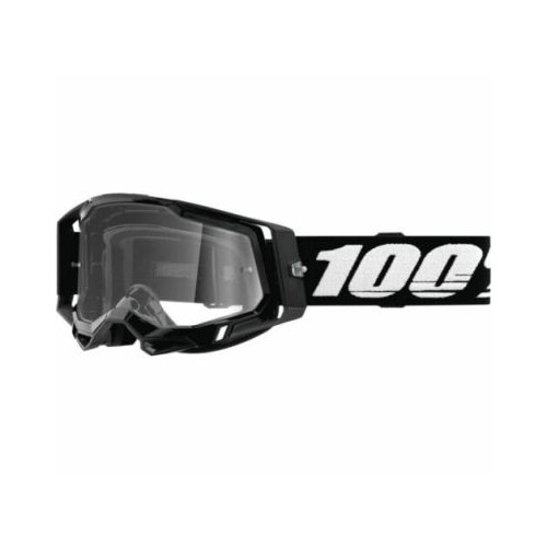 Ochelari 100% RACECRAFT 2 Goggle Black - Clear Lens