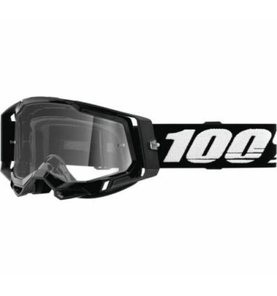 100% RACECRAFT 2 Goggle Black - Clear Lens