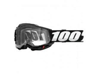 100% ACCURI 2 OTG Goggle Black - Clear Lens