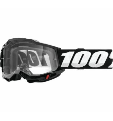 100% ACCURI 2 OTG Goggle Black - Clear Lens