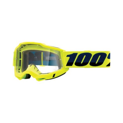 Ochelari 100% ACCURI 2 OTG Goggle Fluo/Yellow - Clear Lens