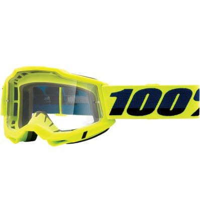 100% ACCURI 2 OTG Goggle Fluo/Yellow - Clear Lens