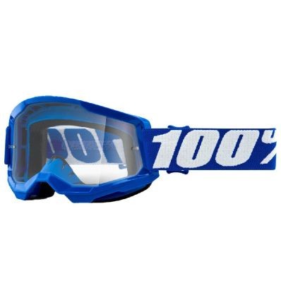 100% STRATA 2 Goggle Blue - Clear Lens