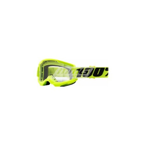 Ochelari 100% STRATA 2 Goggle Fluo/Yellow - Clear Lens