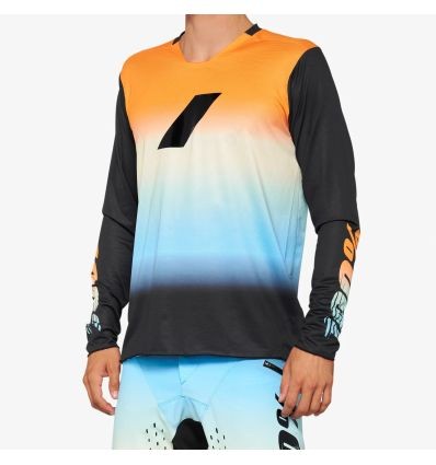 100% R-CORE-X LE Long Sleeve Jersey Sunset