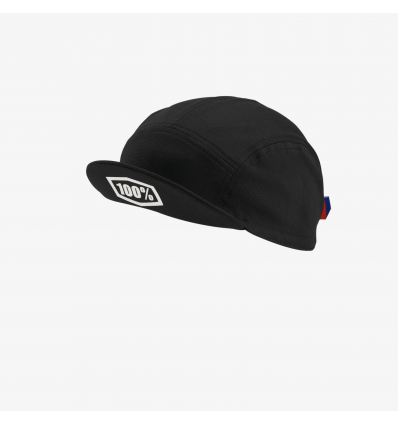 100% EXCEEDA Road Cap - Solid Black EXCEEDA Road Cap Solid Black Lycra Kits