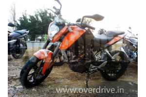 KTM 200 Duke spionat in India