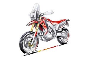 Honda Africa Twin intr-o noua schema din brevet