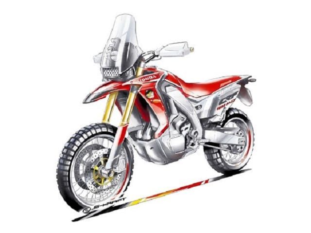 Honda Africa Twin intr-o noua schema din brevet