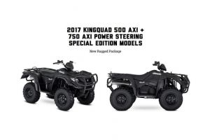 Suzuki a lansat 2 modele editie speciala 2017 KingQuad 750 si 500 Axi Power Steering Special Edition with Rugged Package